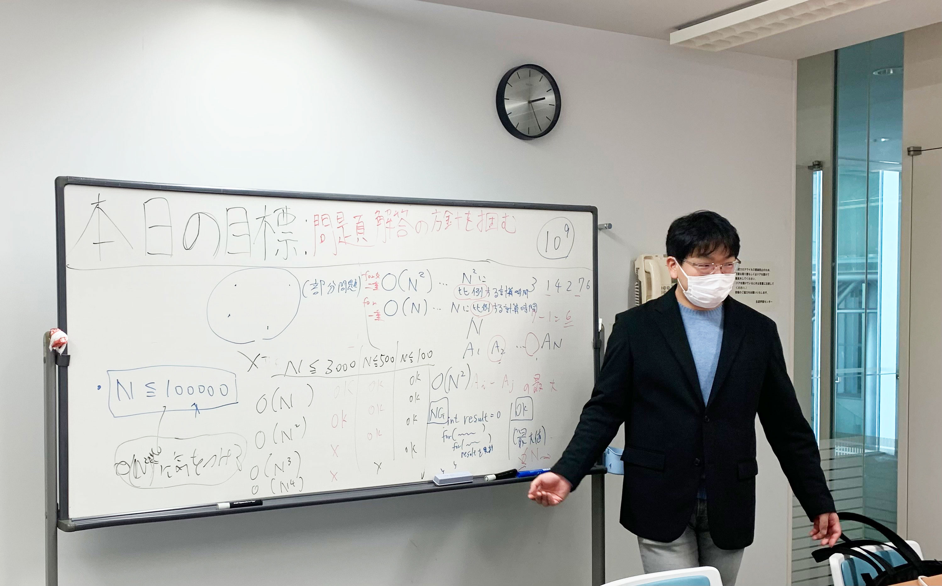 授業を行なっている写真1